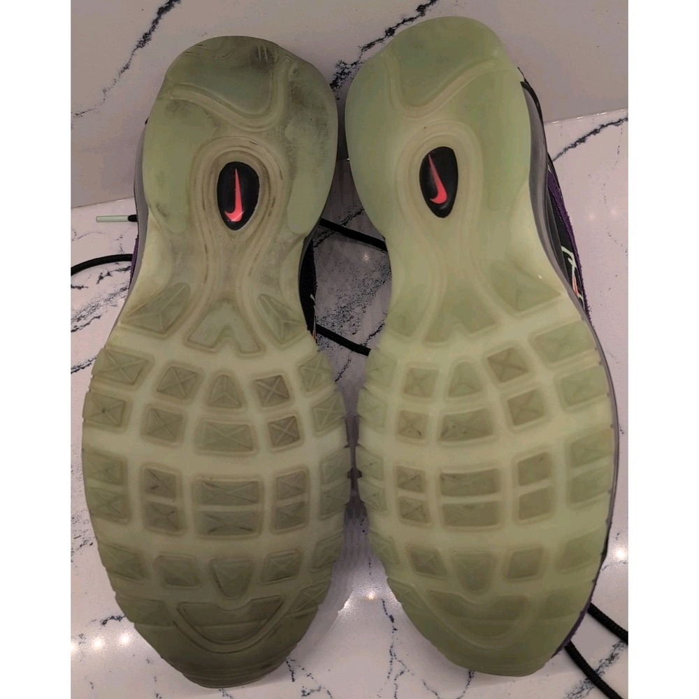 Nike Air Max 97 Halloween Slime Purple Men's Shoes Sneakers Size 9 - Picture 9 of 9